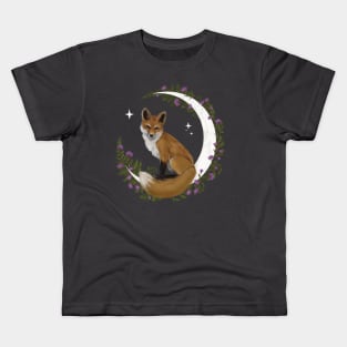 Thistle Moon Fox Kids T-Shirt